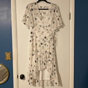 Faux Calvin Klein Wrap Dress from Dillards Size 12